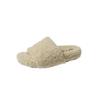 Mao Mao slippers female summer wear out the new autumn and winter Internet celebrity super fire fairy thick bottom niche cotton slippers