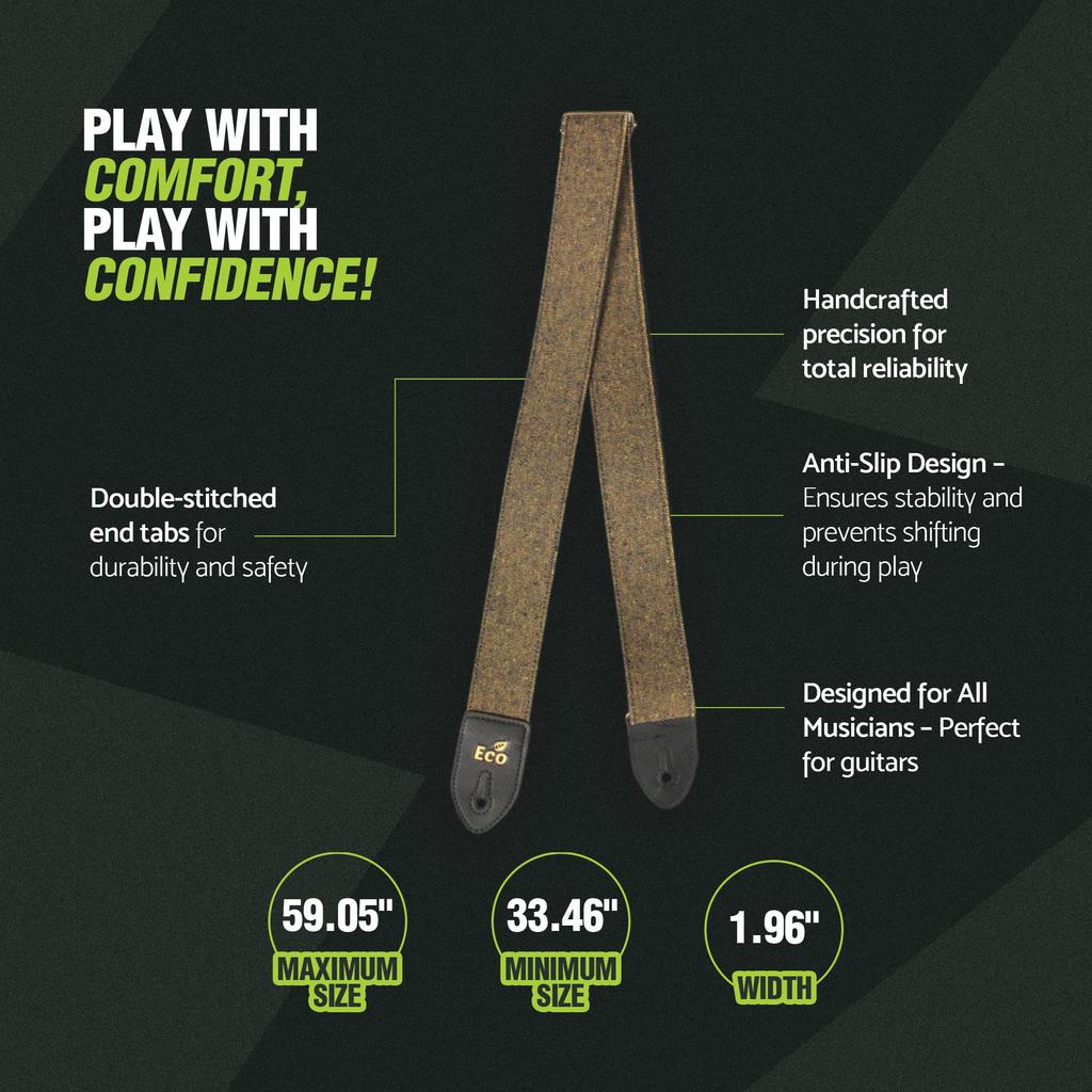 BASSO Guitar Strap ECO STRAPLake Series ECO 08