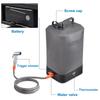 Set de Ducha Portátil para Camping con Capacidad de Tanque de Agua de 16L Recargable por USB Pantalla de Temperatura del Agua