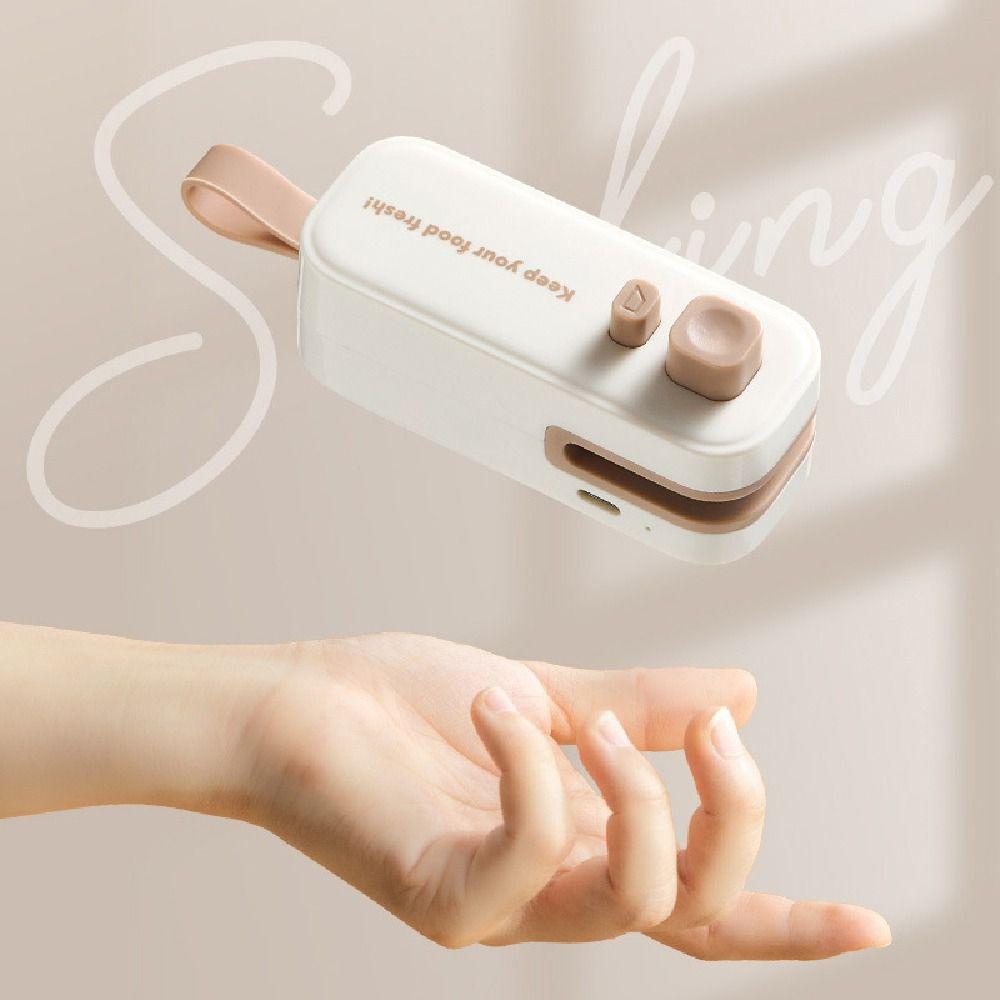 Mini Heat Sealer Magnetic Plastic Bag Sealer Kitchen Gadget Food Sealer Clip  Travel