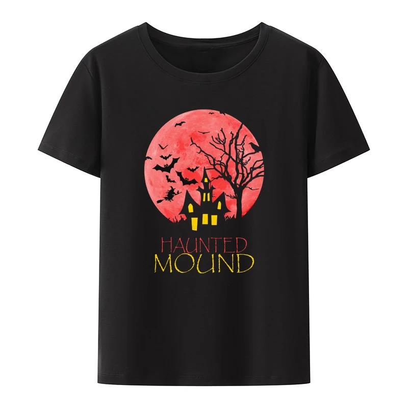 

Sematary I Love Haunted Mound T Shirt Horror Halloween Pumpkin Graphic Tees Men Women Short Sleeve Casual Streetwear Tops L