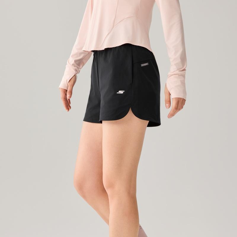 Skechers Lace-Up Simple Breathable Sports Shorts Women Shorts P226W041-0018