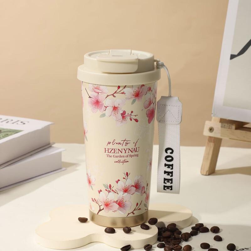 Tuoqiao 316 Stainless Steel Dual-Drink Insulated Coffee Tumbler
