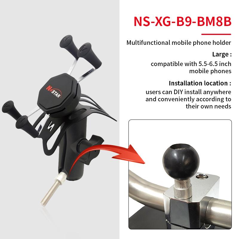 Bike Bicycle Car Motorcycle GPS Mount Aluminum Rail Handlebar Cell Phone Mount Mountain Bike Motorcycle Phone Mount
