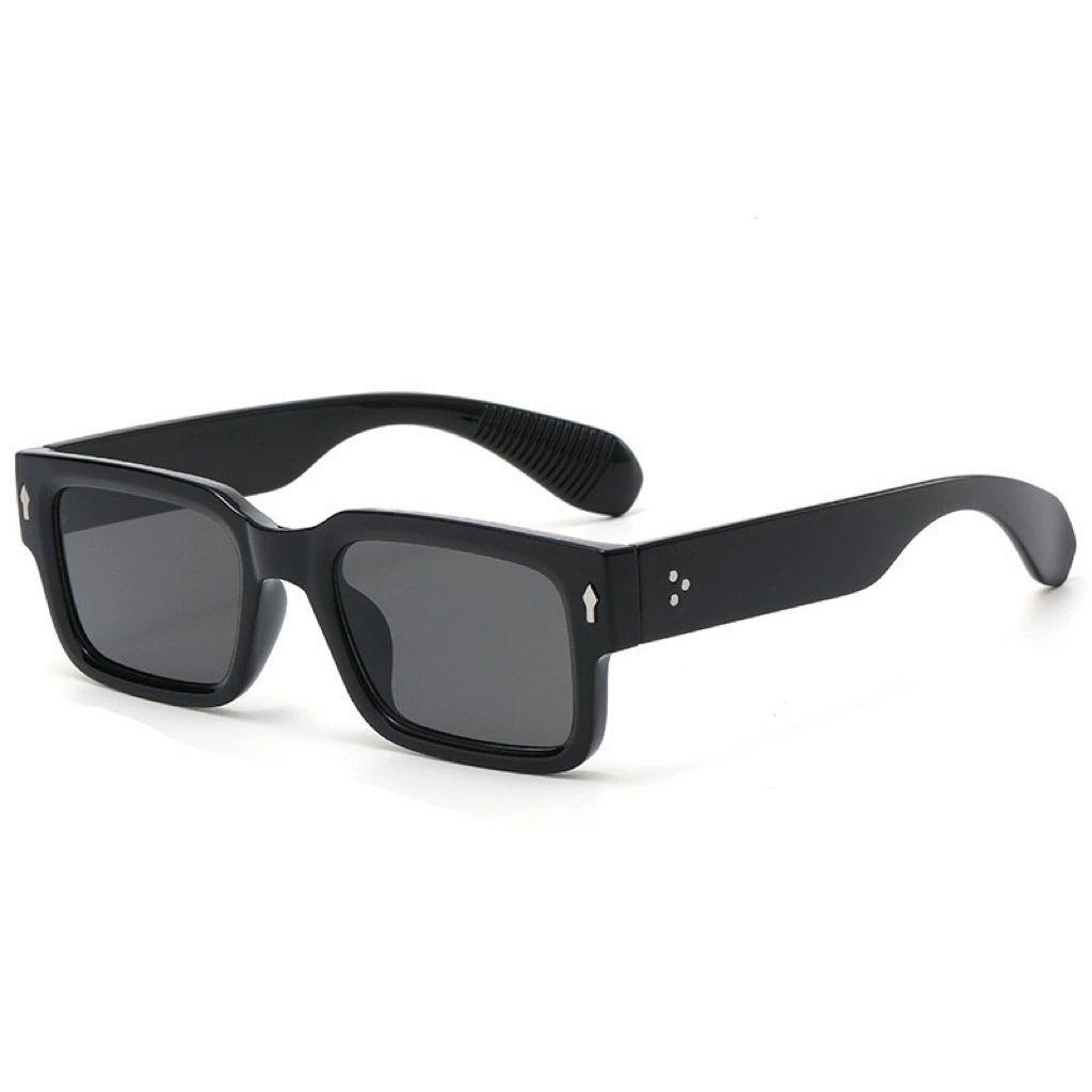

New square frame European and American cross-border sunglasses for men, personalized small frame trendy sunglasses 2346