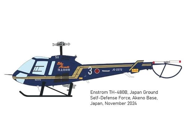 Eduard Hybrid Edition Enstrom 480 Helicopter Plastic Model Kit EDU972012 1/72
