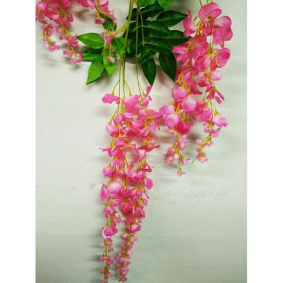 Vine Wisteria Artificial Flowers Wedding Arch Gazebo Decoration Home Garland