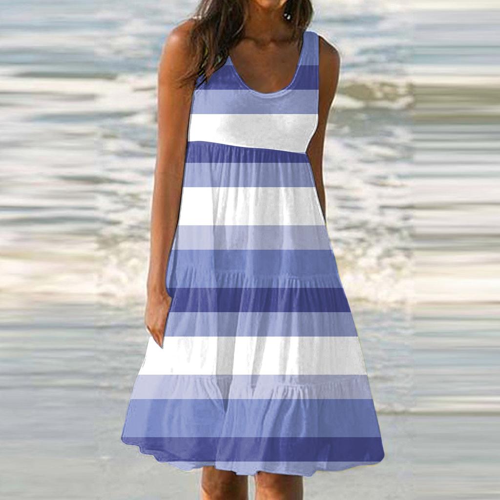Women's Dress Casual Print Beach Skirt Sundress