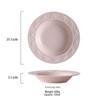 Shangqi Embossed Strawberry Ceramic Plate