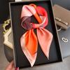 70Cm Dot Pattern Scarf Imitation Silk Square Scarf Women Neckerchief Female Luxury Square Scarves Satin Hijab Ribbon Bandana