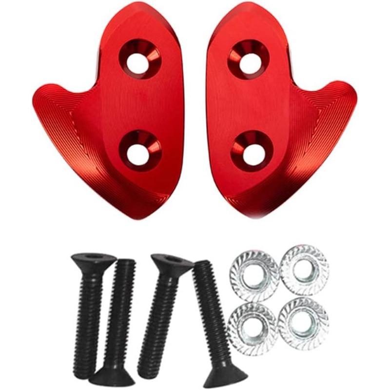 Mirror Block Off Base Plates Fit for Yamaha R1 2015- Mirror Hole Cover Plug Decorative Cap Mirror Driven Eliminators Black