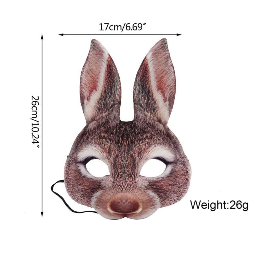 Carnival Party Male Female Masquerade Mask Bunny Mask Costume Party Supplies Halloween Decoration