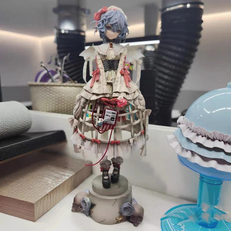 Фигурка Аниме Touhou Project Ремилия Алая Крылатая Короткие Волосы Девушка-Вампир Статуэтка Коллекционная Настольная Декорация Для Фанатов Аниме