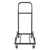 Folding Chair Dolly, Iron Commercial Cart with 12 Chairs Capacity, Folding Chairs Rack Trolley with 4 Casters, Storage Transport Dolly for Flat