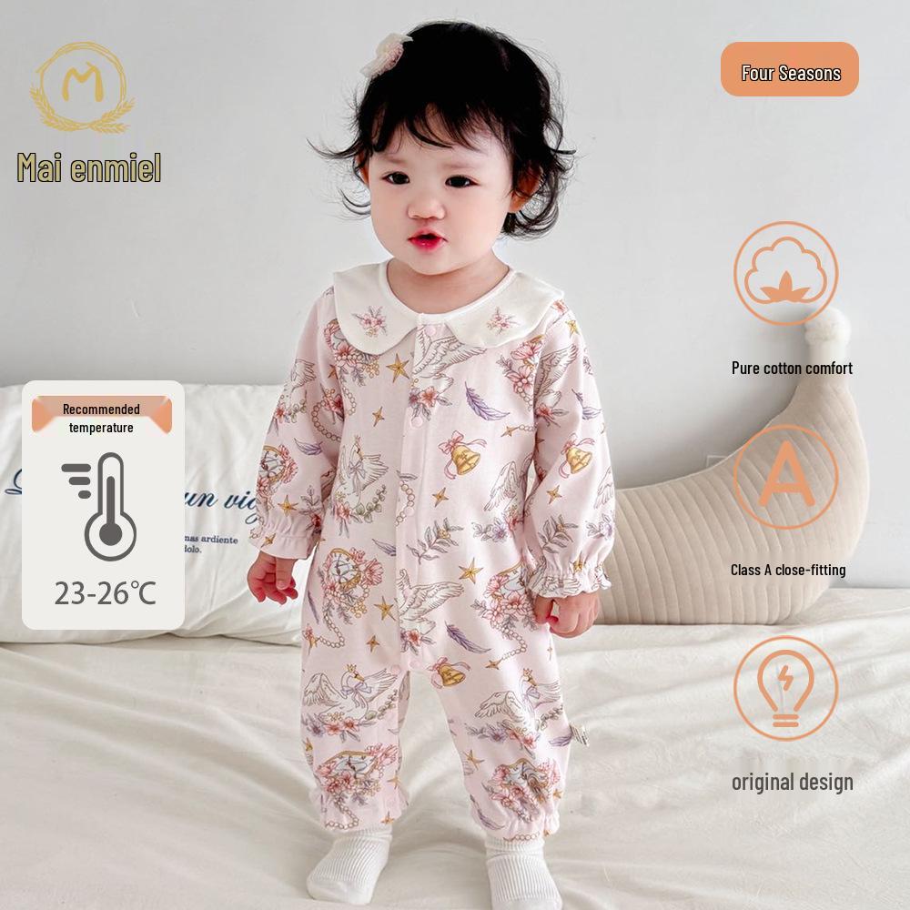 

Maienmier Pure Cotton Baby Onesie for Spring & Autumn - Newborn Class A Romper 90 cm