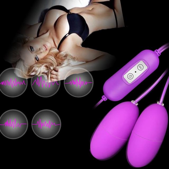 USB Mini Single and Double Jumping Egg Masturbation Device Adult Sexy Toys Waterproof