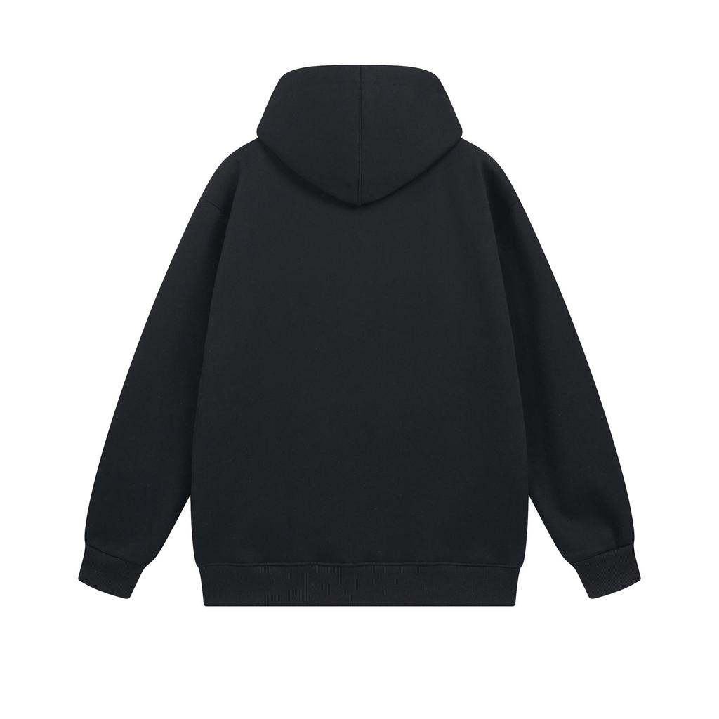 Carhartt Huvförsedd Fleece Cardigan med Dragkedja och 3D-logotypmönster