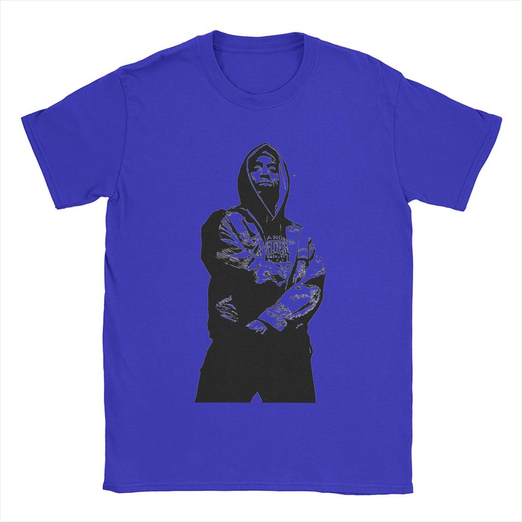 Mens Womens T-Tupac T Shirt Pure Cotton Graphic Printed Tee Shirts Hip Hop Top Clothing
