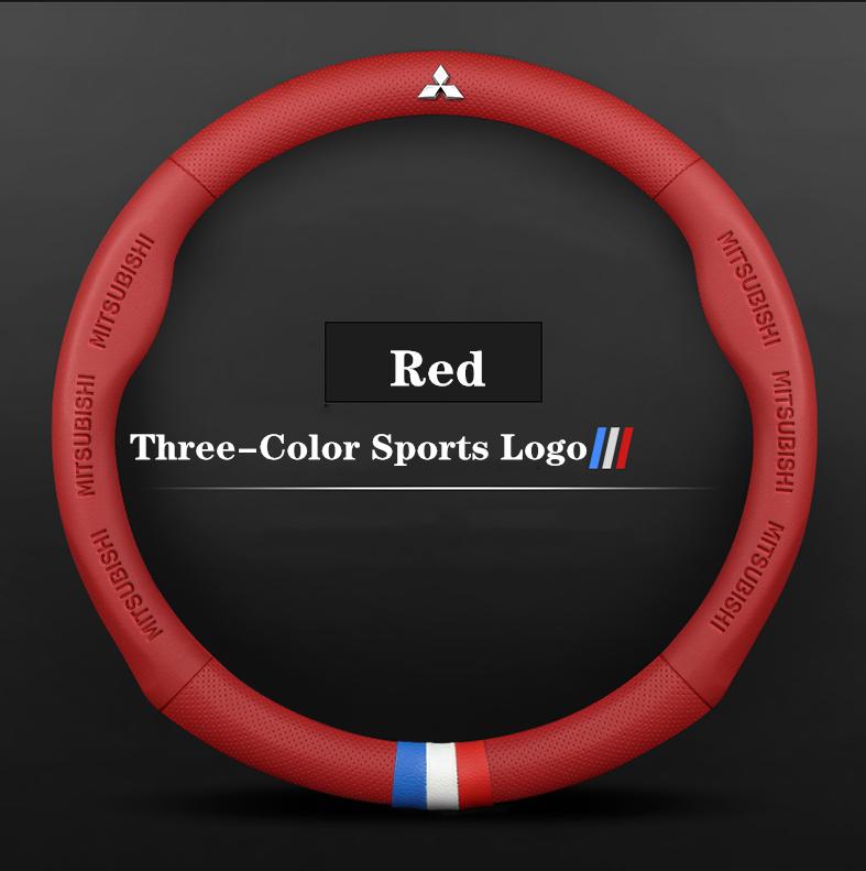 

For Mitsubishi Outlander Pajero Asx Colt Lancer EX Evolution X L200 Triton RALLIART Delica Eclipse Car Steering Wheel Cover