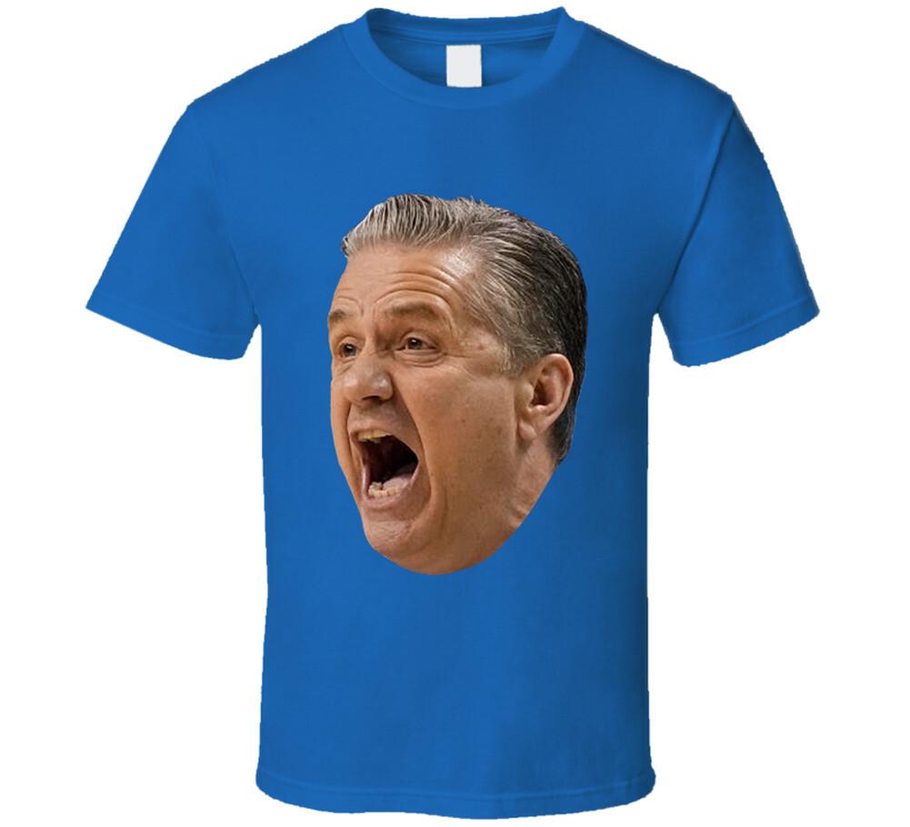John Calipari Big Face T Shirt Mens Womens Tees Top 4XL
