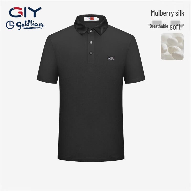 Goldlion Men's Short Sleeve Casual Polo Shirt TSF0076-ND111