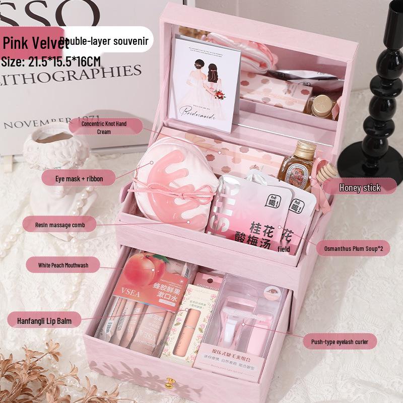 Elegant Brudtärnepresentuppsättning: Praktisk & Kreativ Bröllopsgåva för Kvinnor