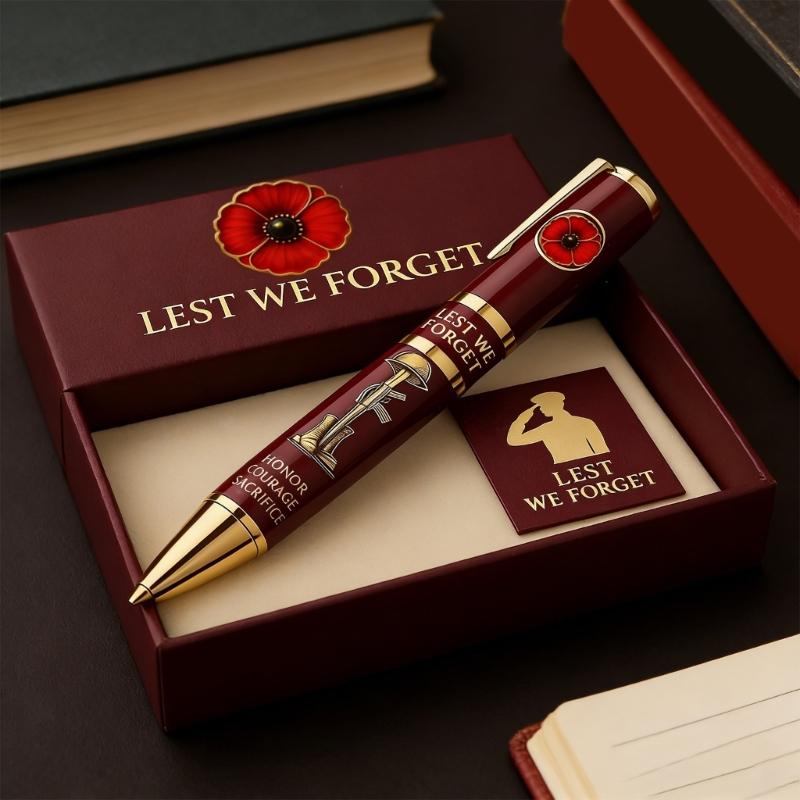 Metal Gel Pen Honoring Americans 250th Anniversary Comfortable Grip Pen for Office and Collection