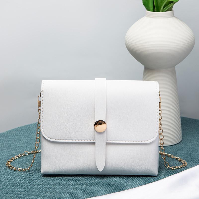 2022 Cute Ladies Bag Sweet Pu Shoulder Crossbody Bag Candy Color Mini Square Bag