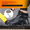 New Fashion 2024 Safety Work Boots For Men Shoes Sneakers Anti Puncture Indestructible Steel Toe Protections Mens Boots