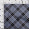 oneOone Cotton Flex Fabric Tartan Check Print Fabric By The Yard 40 Inch
