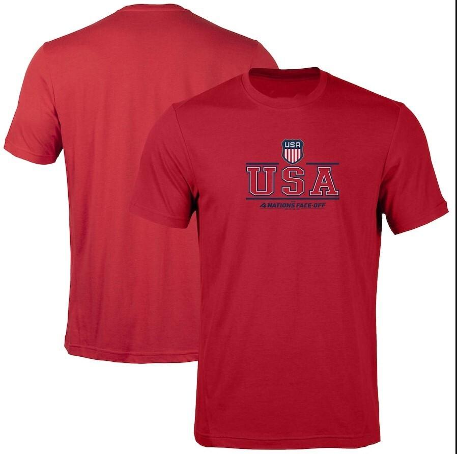 2026 USA Four Nations Face Off T-Shirt All Size S-4XL Gift For Friends XXL