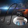 4PCS Edelstahl Sicherheit tragbare Metall Kopfstütze Haken für Auto