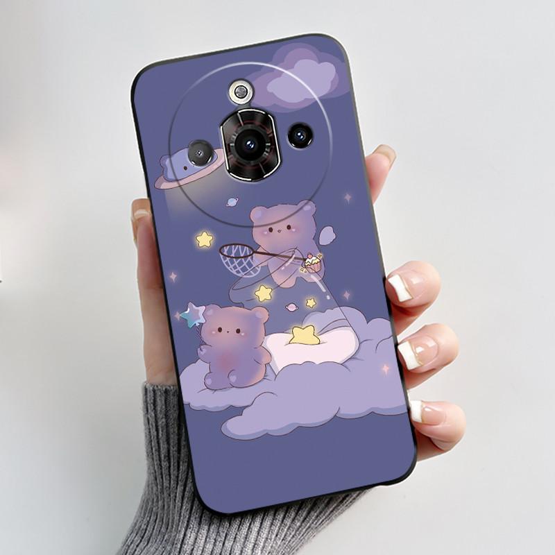 Cute Cartoon Case For ZTE Nubia Focus Pro 5G Capa Printing Shell Protective Cover Coque Soft Silicone Black Casing Fundas