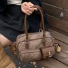 2025 new Korean popular fashion bowling bag female Sen Meng niche underarm bag handbag commuter messenger bag