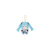 Gundam 45th Anniversary X Hatsune Miku Chibi Plush Doll Sitting Mascot Collectible Toy