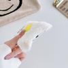 Color Block Plush Heart Phone Case for iPhone 13/14/15 Pro Max - Cute Autumn/Winter Design
