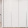 YONFIA 3699S Hidden Furniture Handles  White Kitchen Cabinet Pulls Punch Free Handles for Cabinets and Drawers
