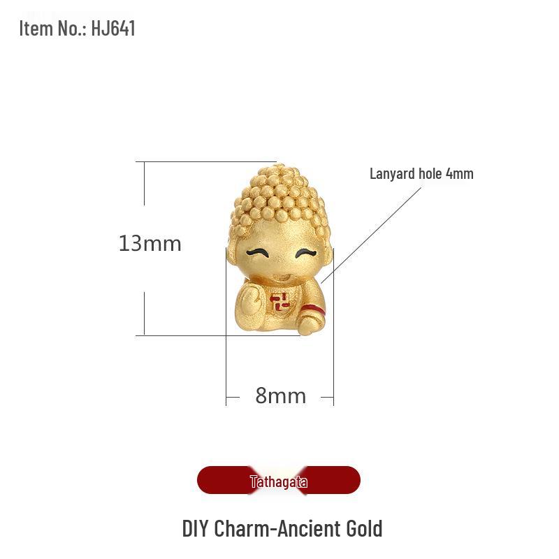 Chinese Cloisonné Sand Gold Enamel Beads: DIY Bracelet Necklace Pendant Accessories