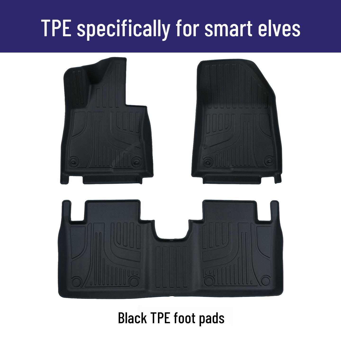 

Eco-Friendly TPE Floor Mats for Smart #3 & #1 Cars: Odorless Interior Protection 22-25 Smart Genie #1