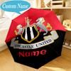 Custom Name Umbrella Newcastle Crest Umbrella 8-Frame for Travel, Camping, Casual Lightweight Portable, Essential for Family Gifts