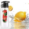 800ml Fruit Infusing Infuser Water Bottle Sports Lemon Juice Bottle Flip Lid For Camping Travel