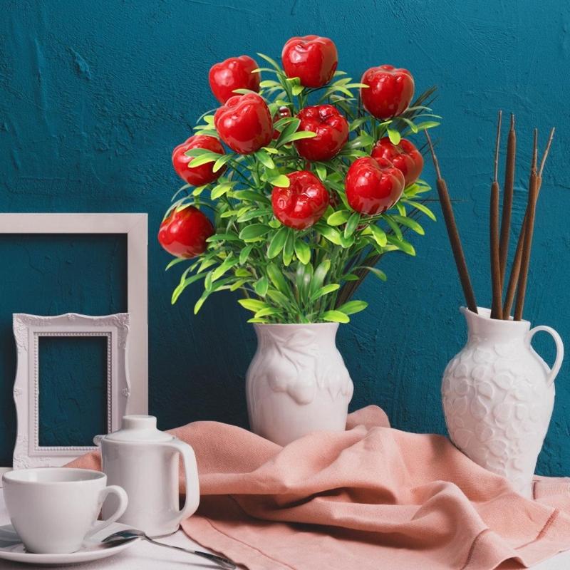 Realistic Plastic Foam Fruit Bouquets Indoor Decoration Flower Arrangement Centerpiece For Table Shelf Display