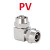 Vernickelter Kupfer-Luft-Schnellkupplung für Schlauchrohr Außendurchmesser 4MM 6 8 10 12 14 16MM Schnelle Verbindung KPV KPE PM PZA