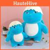 Entzückendes blaues Dinosaurier-Plüschtier Niedlicher Cartoon-Tyrannosaurus Weiches Stofftier