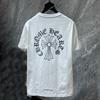8010 CHROME HEARTS 2026 Summer New High Quality Cotton Round Neck Loose Large Size Men's and Women's T-shirt Couple T-shirt
