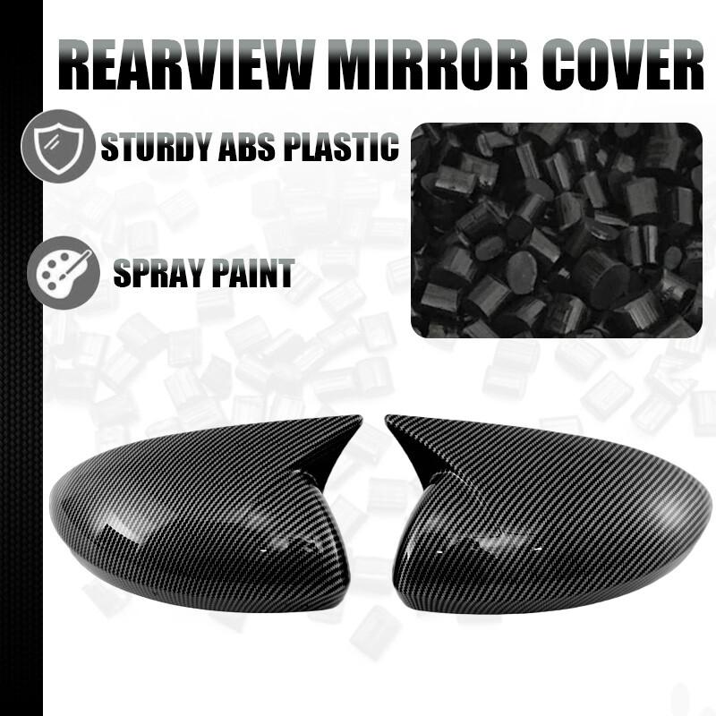 For Nissan Sentra 2020-2024 Carbon Fiber Look Rearview OX Style Mirror Cover Cap