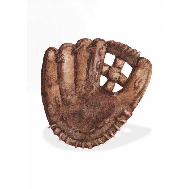 Baseball Bat Mitten Ball Poster Canvas Painting Print Sport Wall Art Picture for Living Room Home Decor Mural Unframed