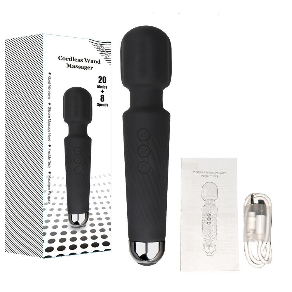 USB akumulator magiczna różdżka potężny masażer ciała wibrator do łechtaczki AV wibratory zabawki erotyczne dla dorosłych dla par produkty erotyczne