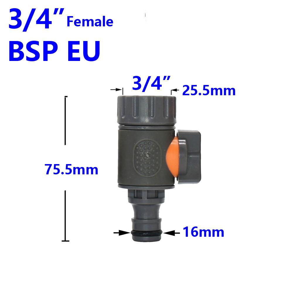 Garden Hose Fittings 1/2 3/4 1 Inch Quick Connector Water Waterstop Connector Car Wash Water Gun Adapter 1pcs
