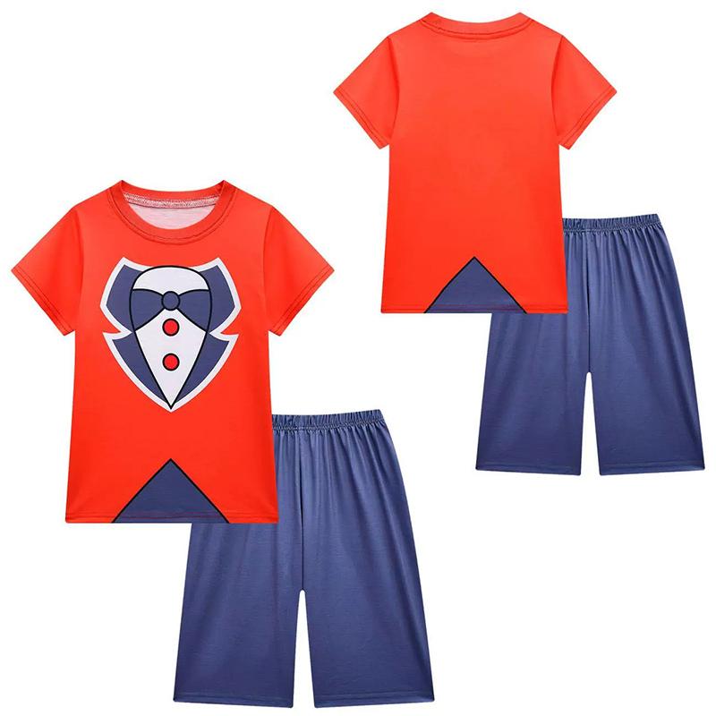2026 The Amazing Digital Circus Moda T-shirt Pantaloncini Set da 2 Pezzi per Bambini Abbigliamento Tuta T-shirt per Ragazzi e Ragazze Stampa 3D Estate